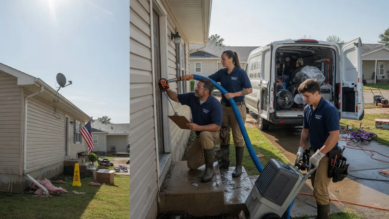 Ceiling Water Damage Restoration in Astoria, IL near me